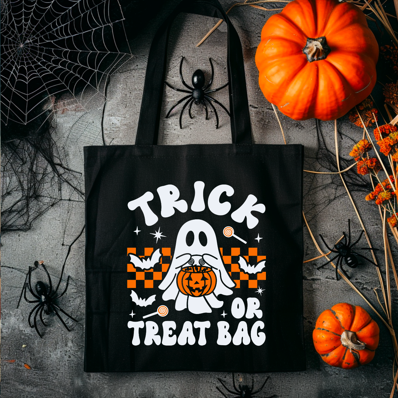 ‘’Trick or Treat” Tote Bag