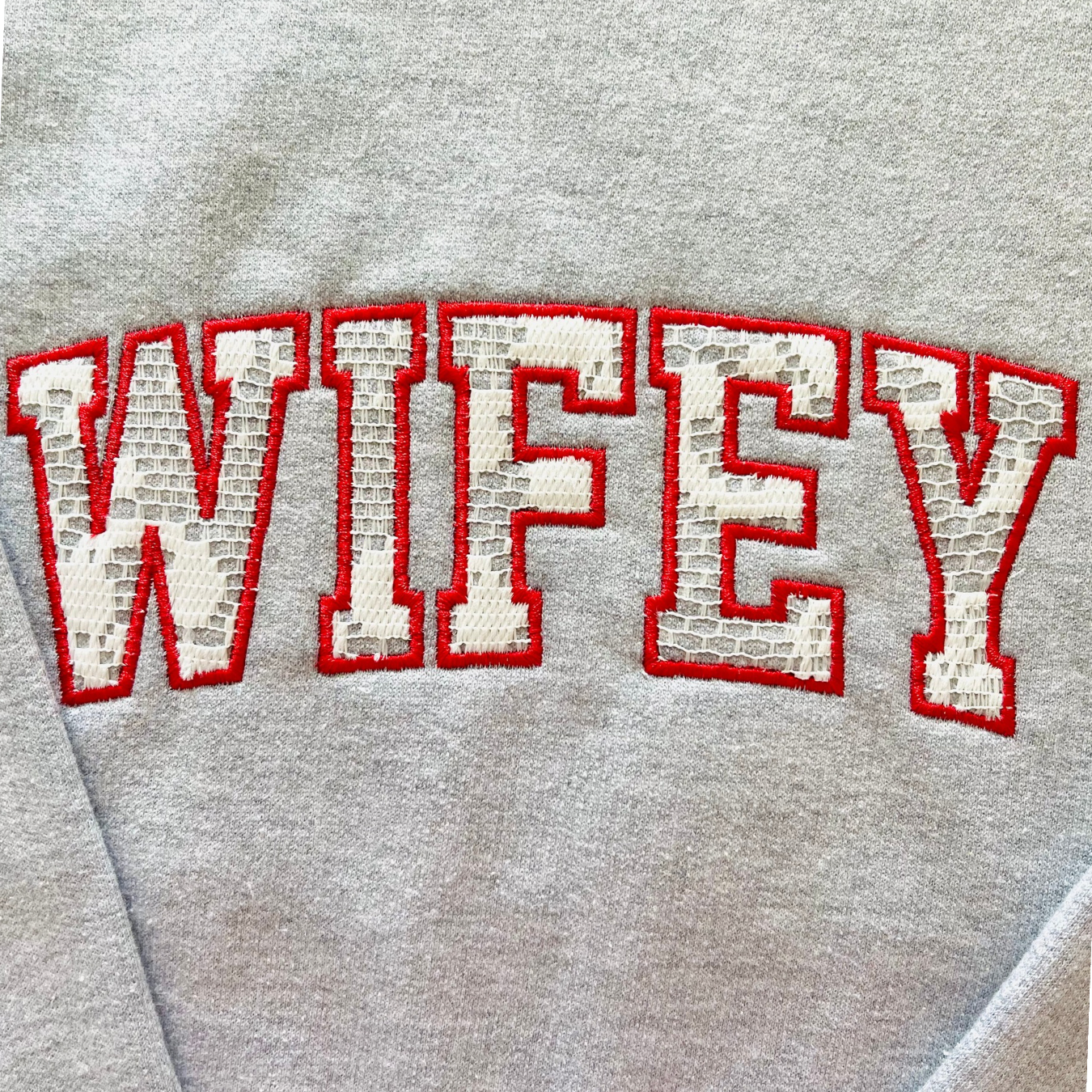 Custom Wedding Keepsake Embroidered Sweatshirt