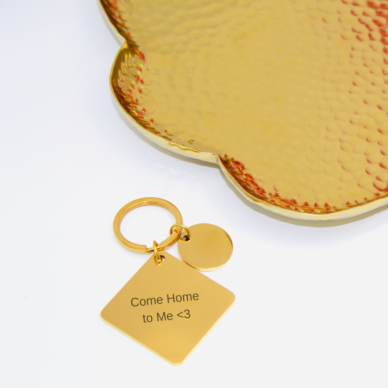 Personalised Engraved Keychain (Square)