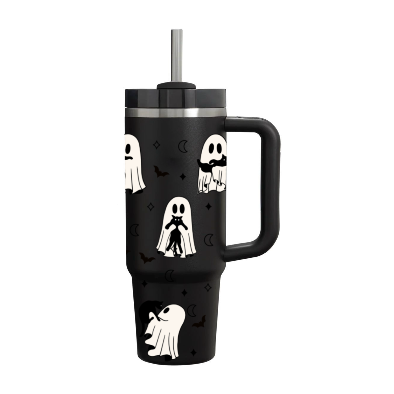 “Cat lover Ghoul” Stanley like Tumbler (40 oz)