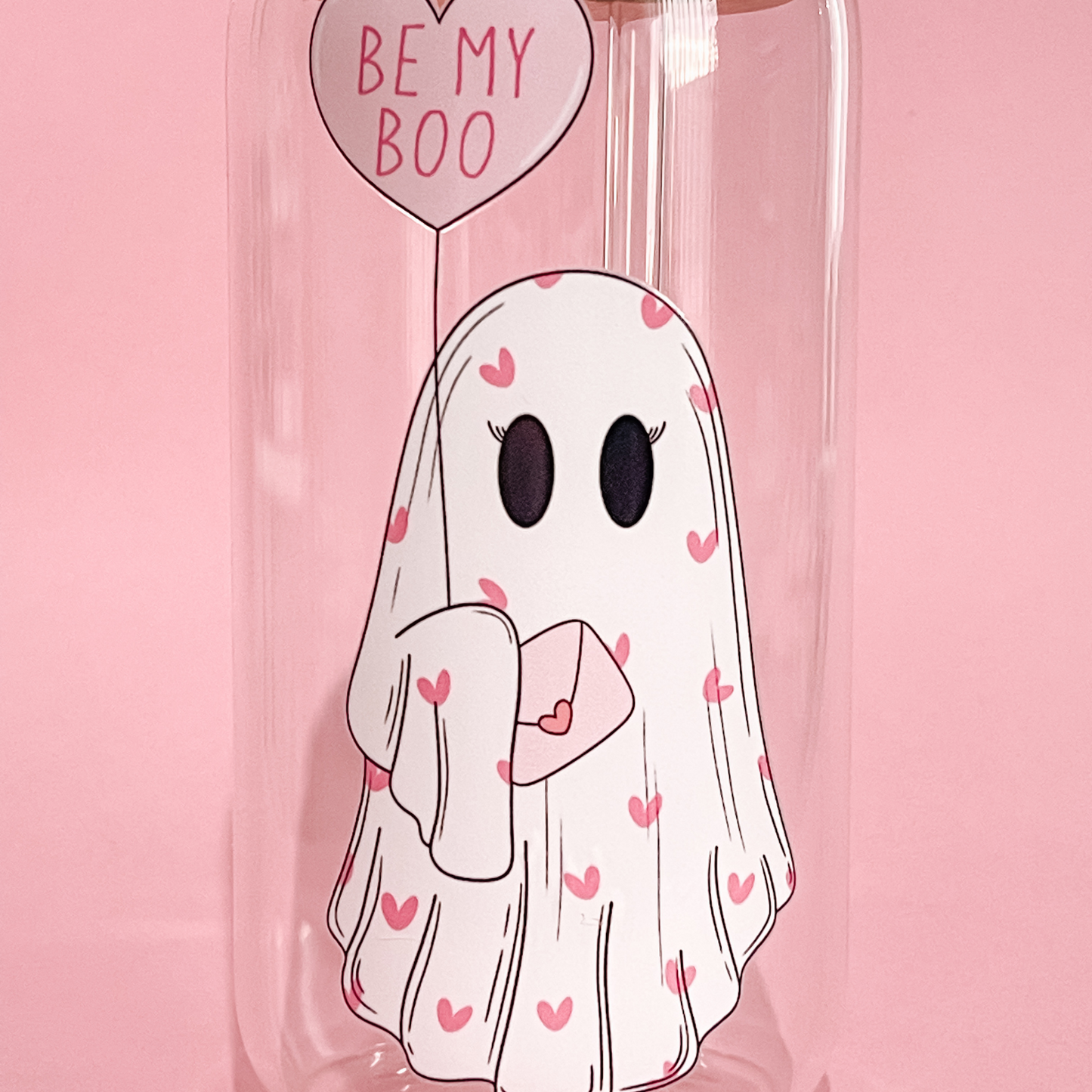 'Be My Boo' 16 oz Glass Can - All Bloomy