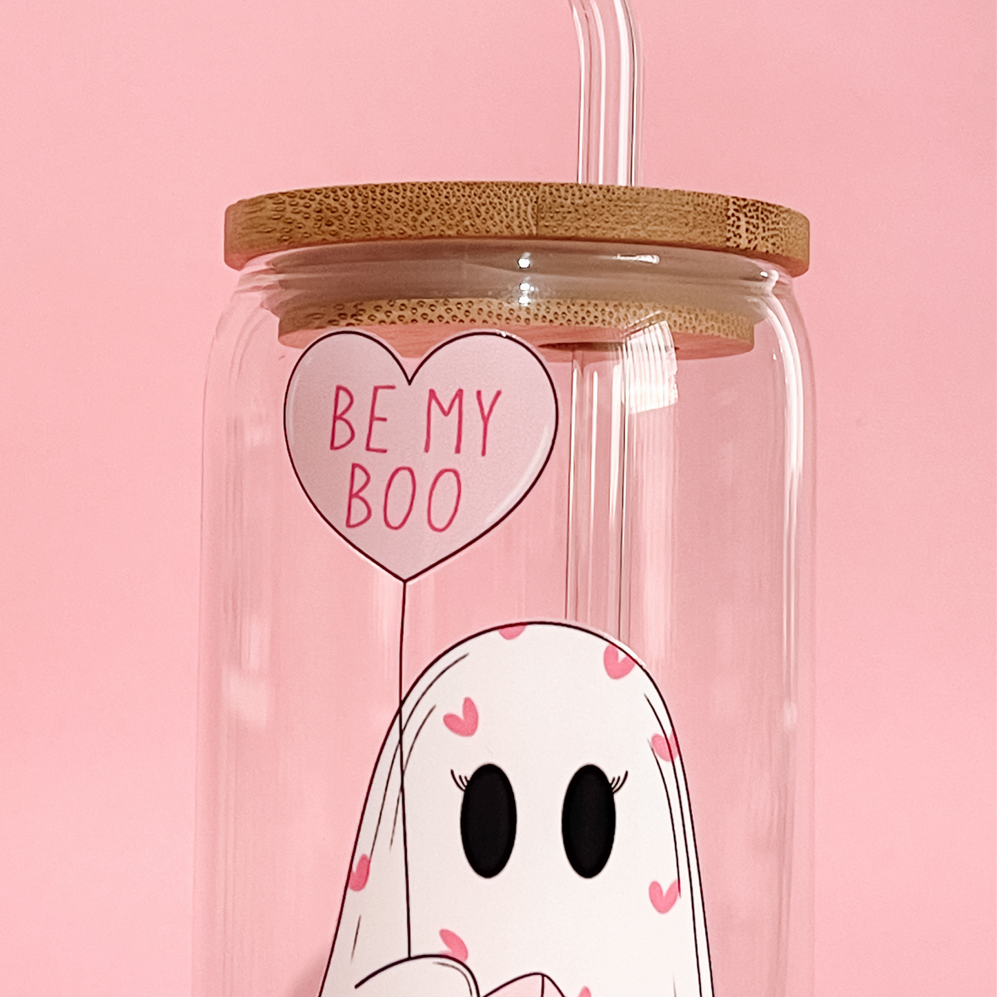 'Be My Boo' 16 oz Glass Can - All Bloomy