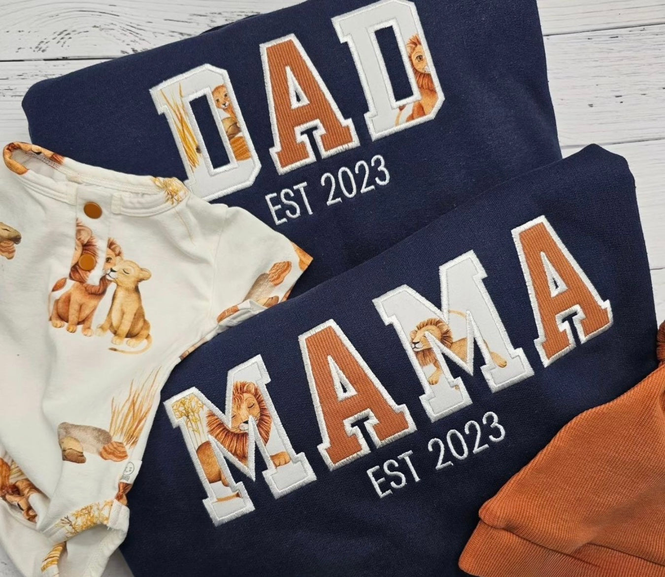Custom MAMA Keepsake Embroidered Sweatshirt (Unisex)