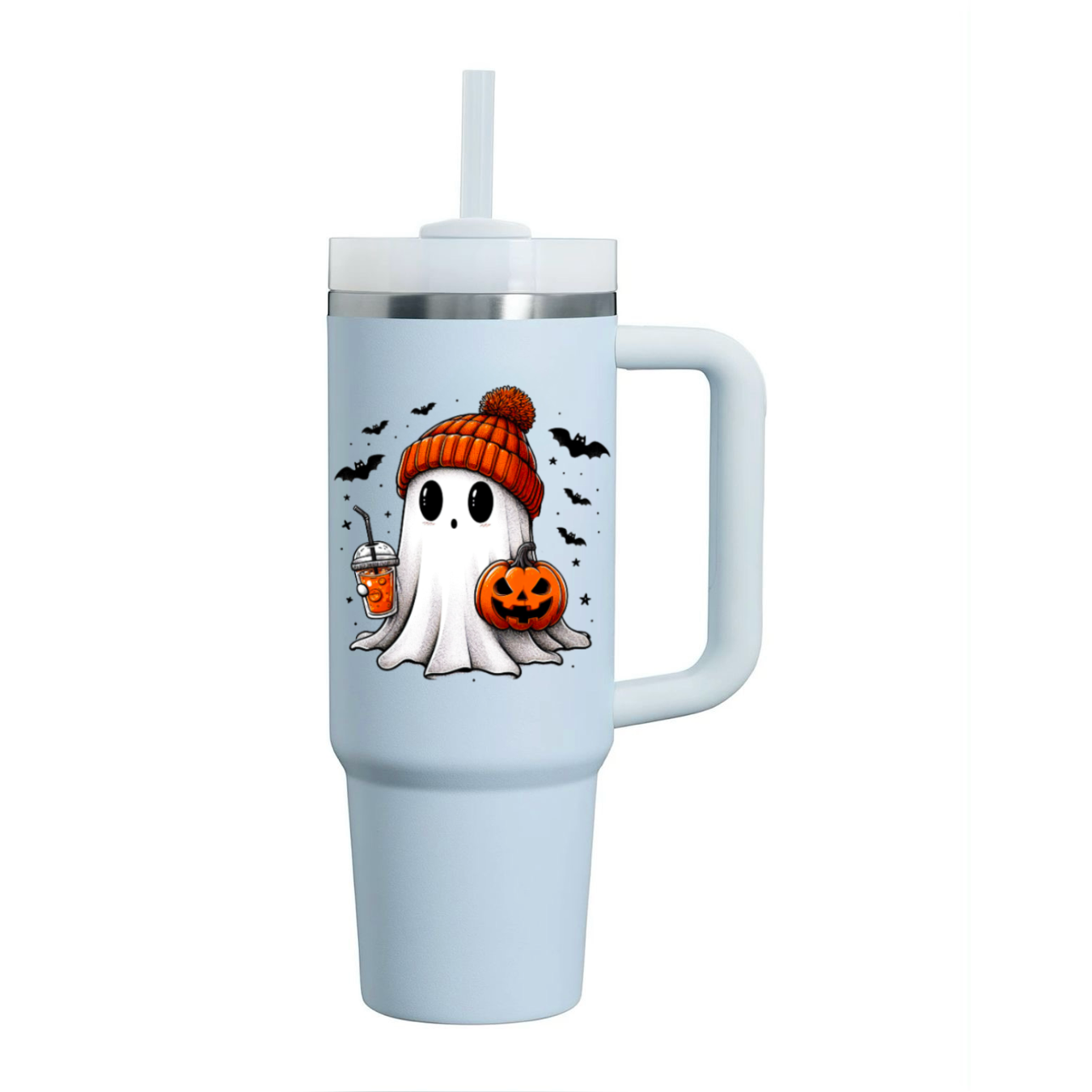 ‘“Spooky Boo” Stanley like Tumbler (40 oz)
