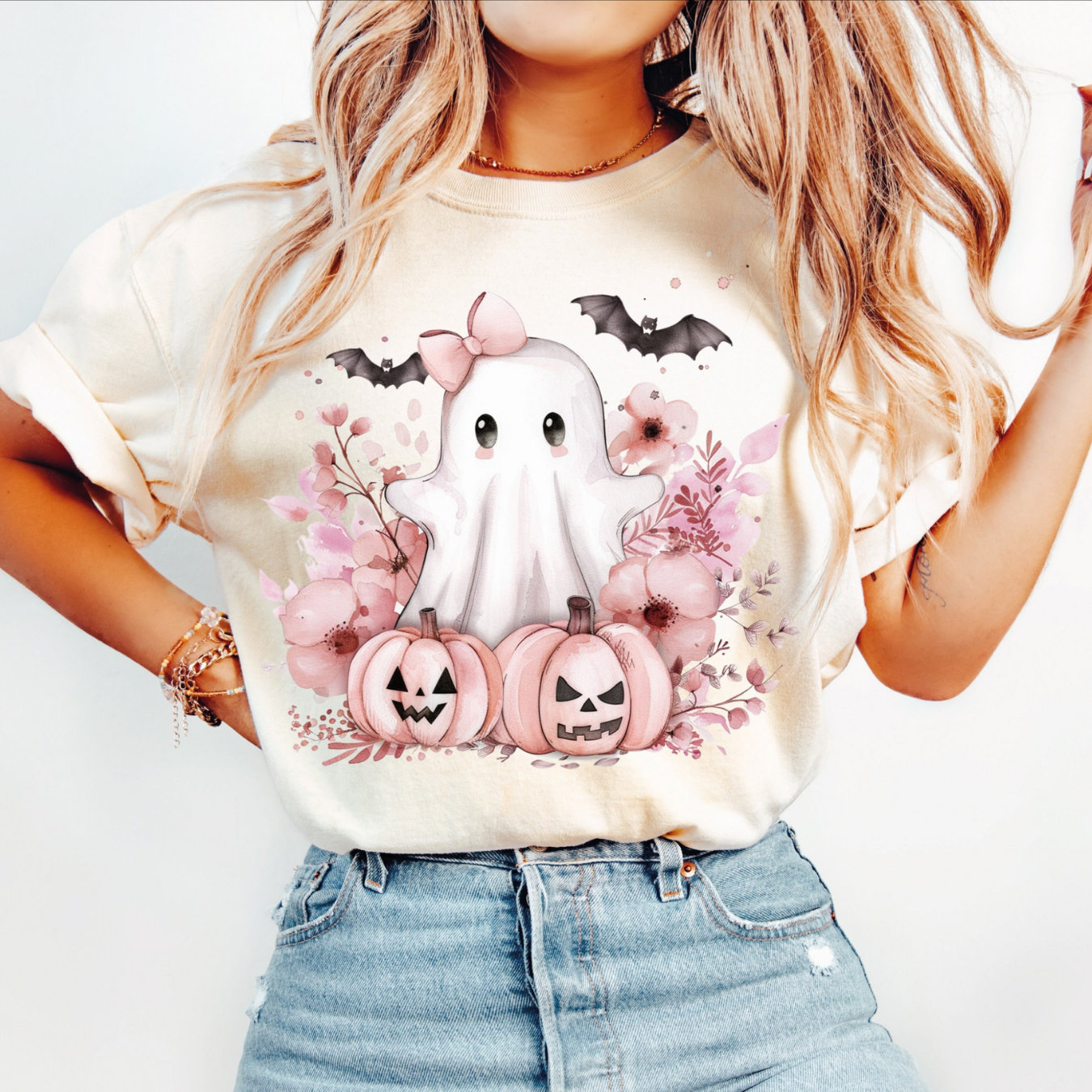 “Pink Boo” T.shirt/Sweatshirt
