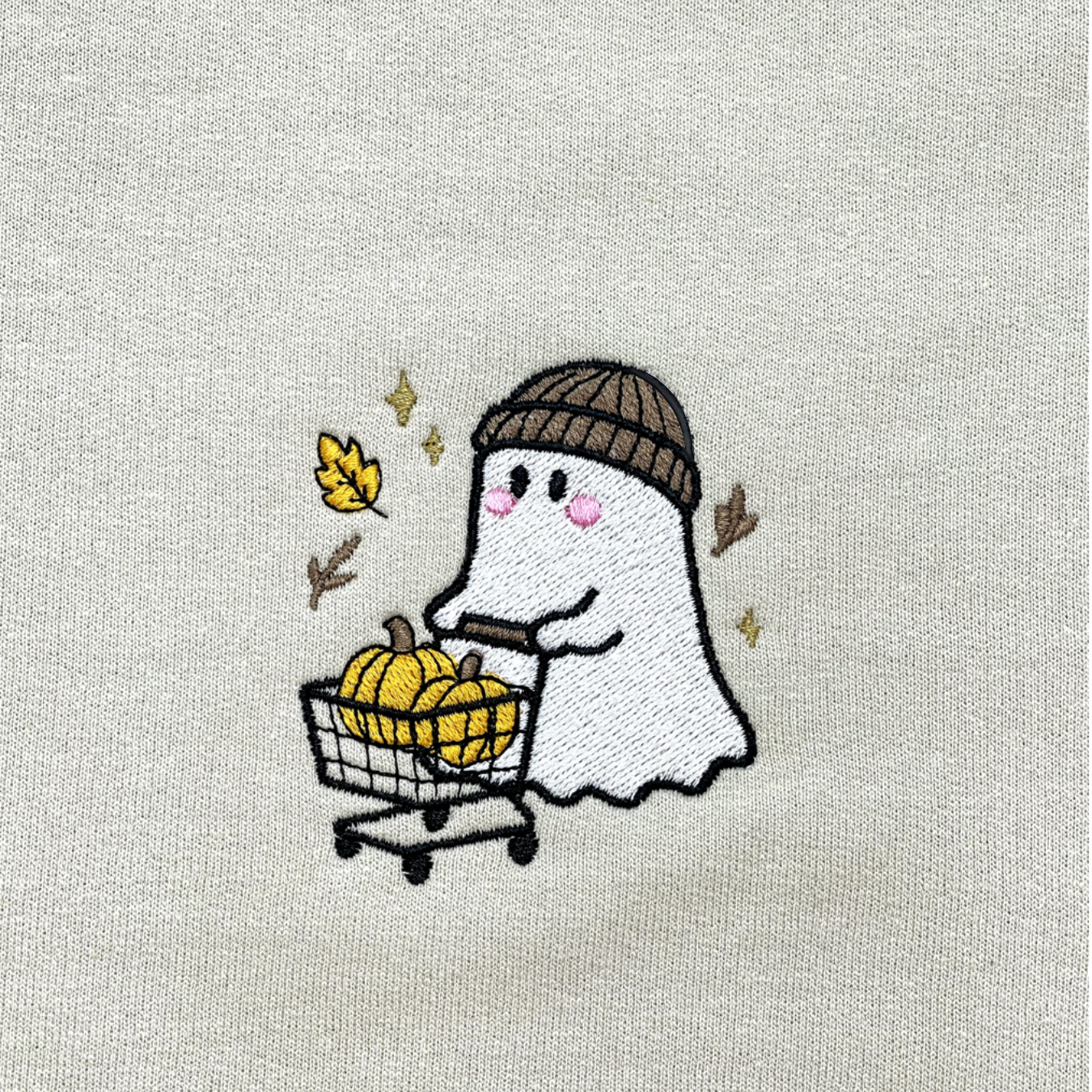 ‘’Pumpkin patch Boo” Embroidered Sweatshirt