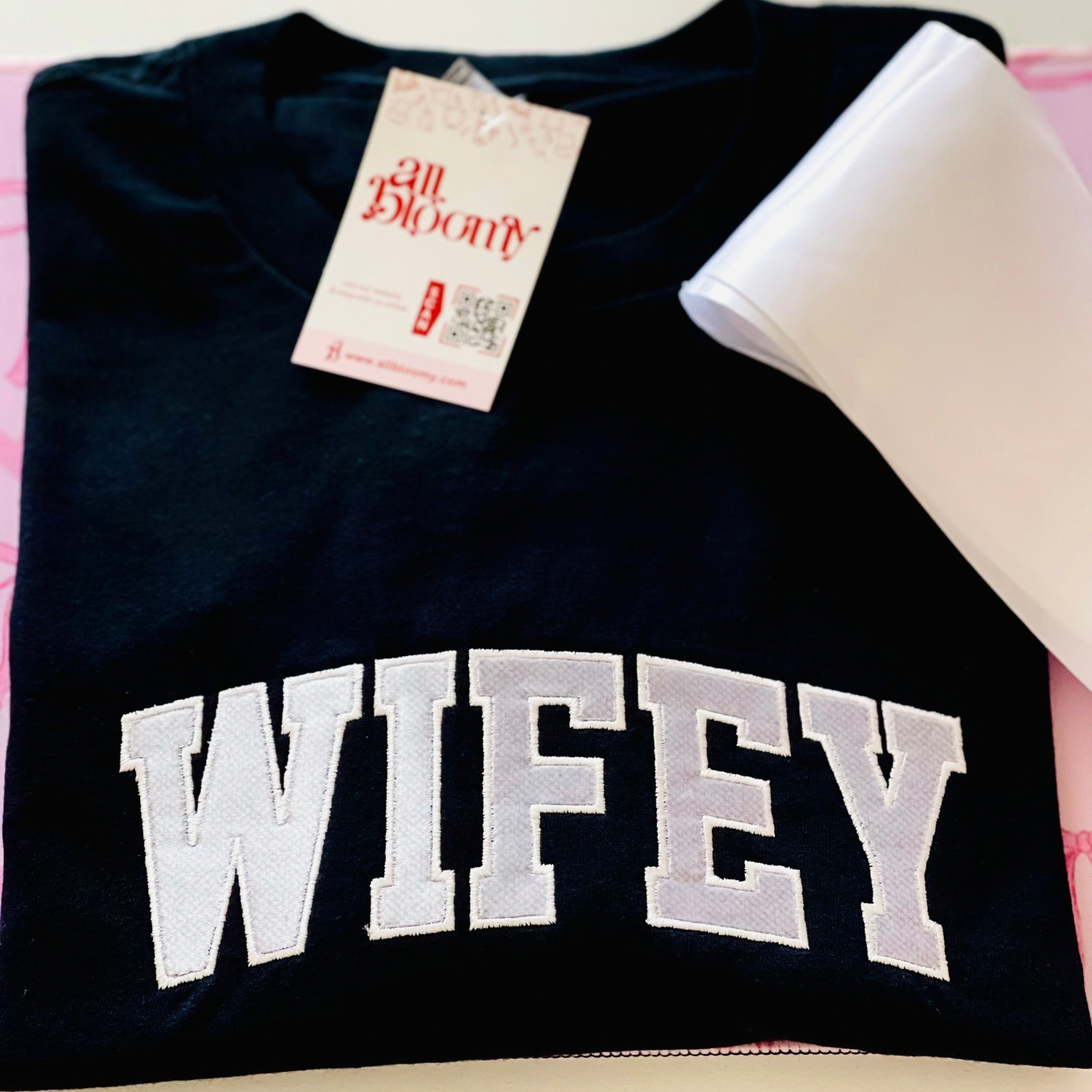 Custom Wedding Keepsake Embroidered Sweatshirt