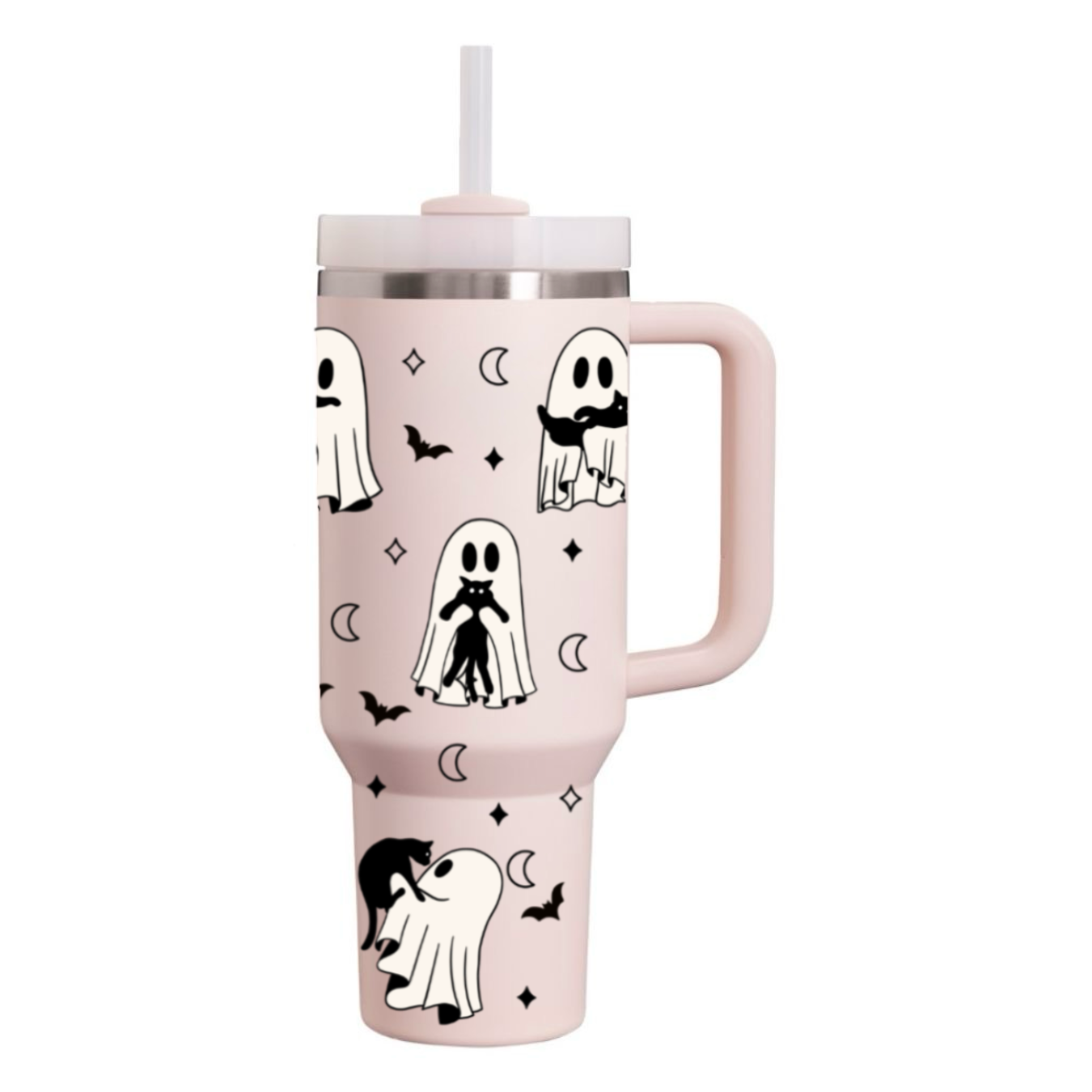 “Cat lover Ghoul” Stanley like Tumbler (40 oz)