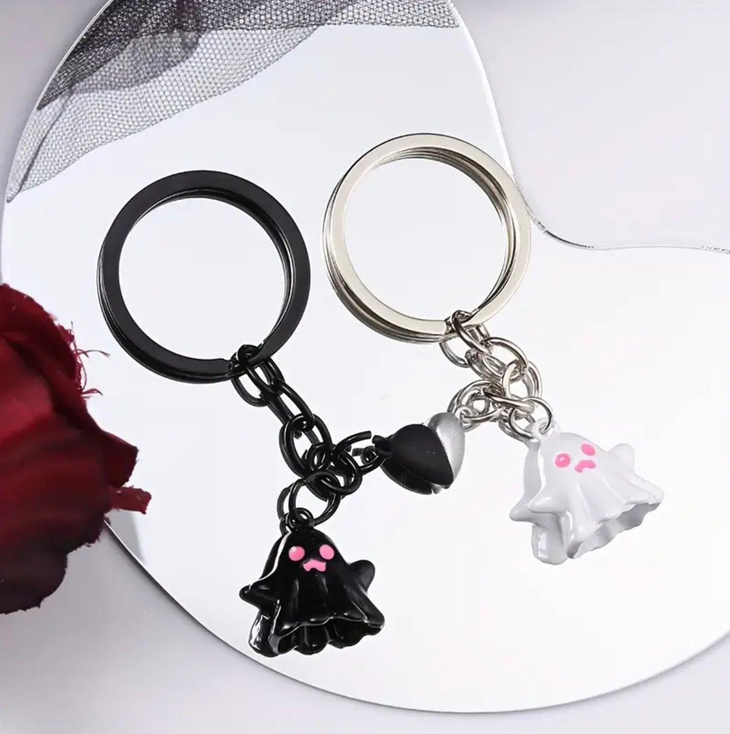 ‘’Boo Keychain Set’’ for Couples