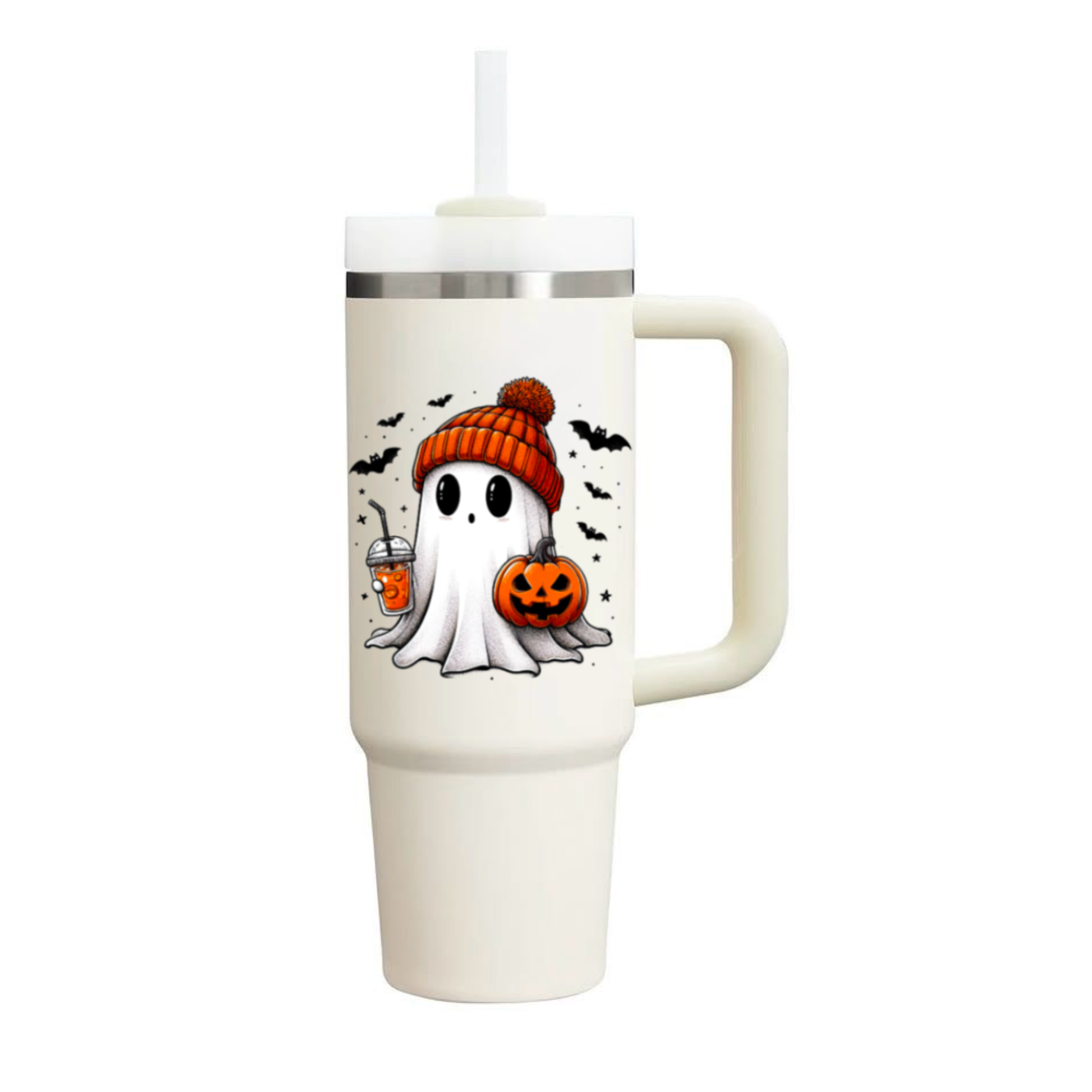 ‘“Spooky Boo” Stanley like Tumbler (40 oz)
