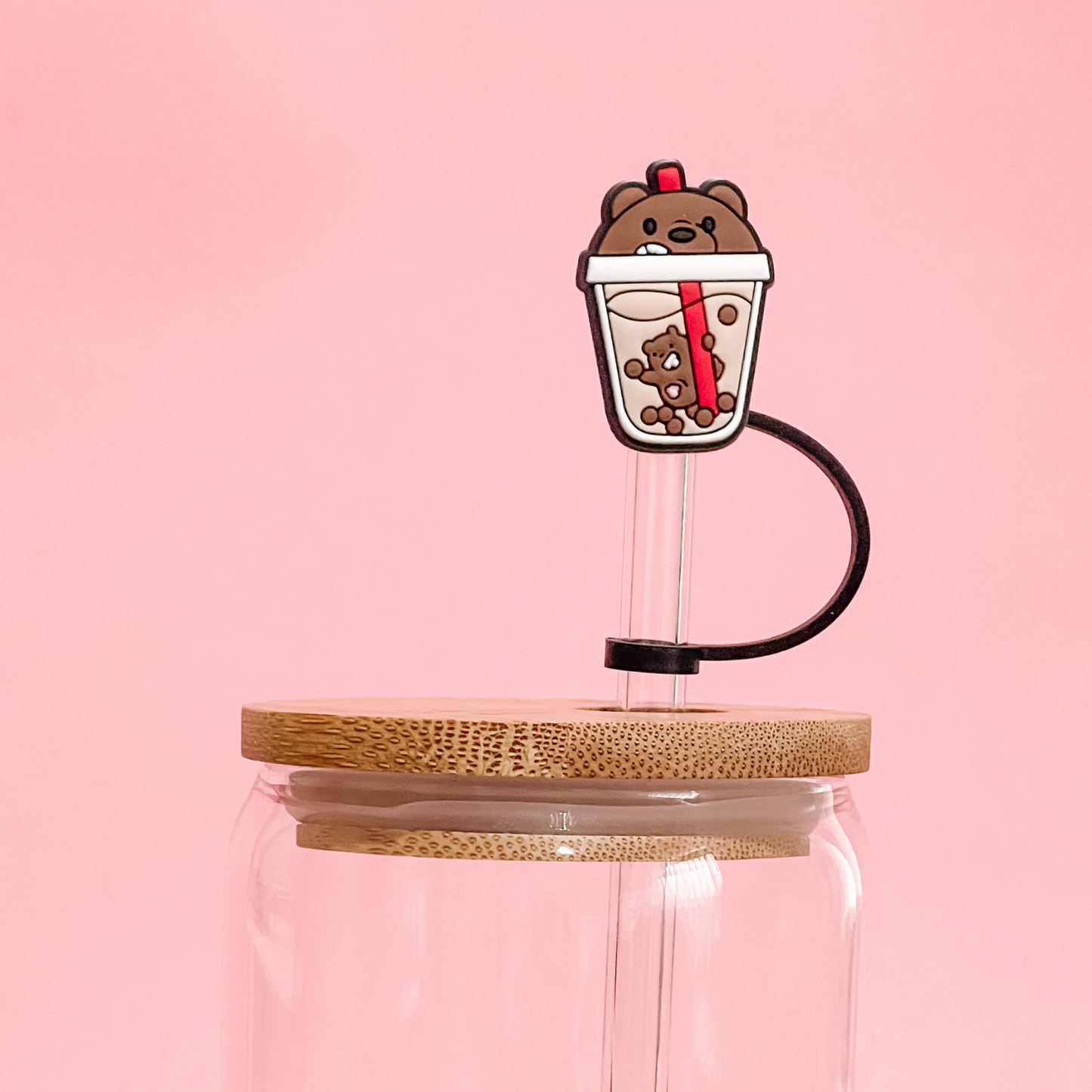 Bear Coffee Straw Topper - All Bloomy