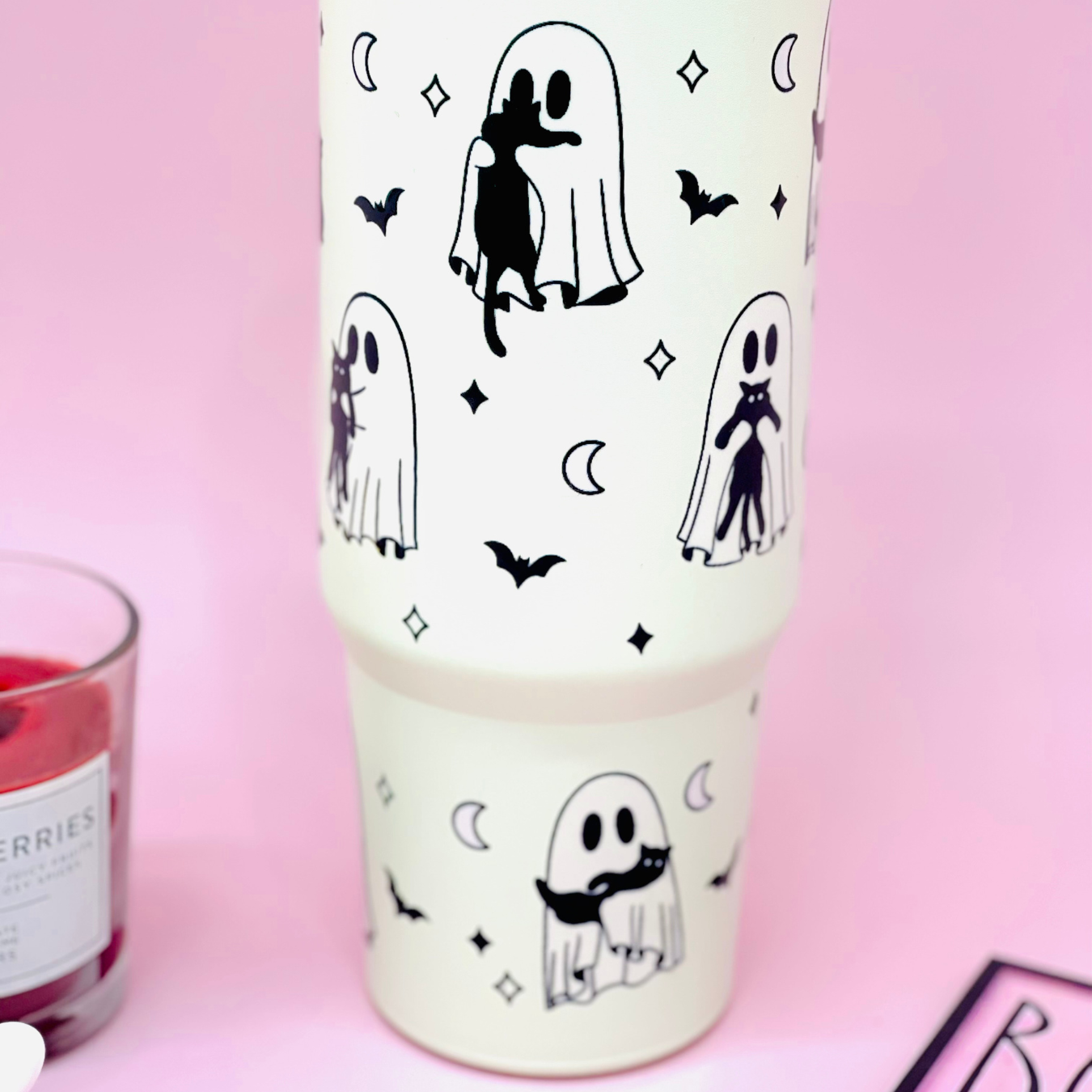 “Cat lover Ghouls” Stanley like Tumbler (40 oz)