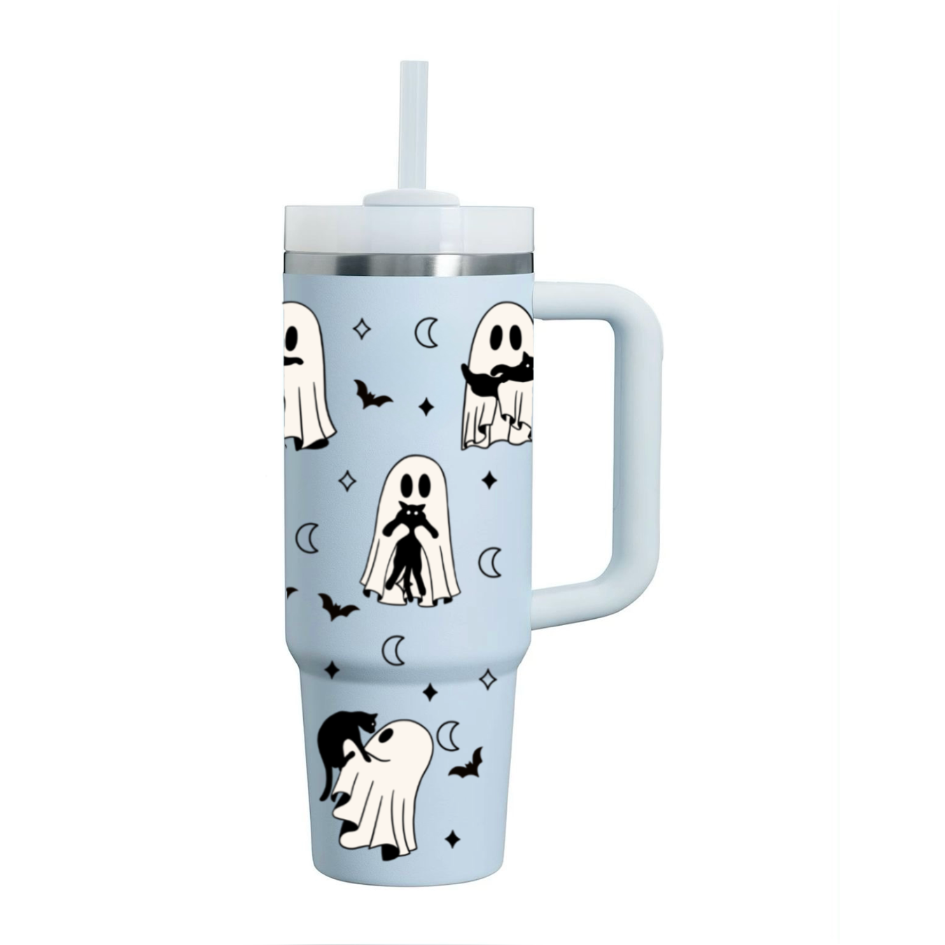 “Cat lover Ghoul” Stanley like Tumbler (40 oz)