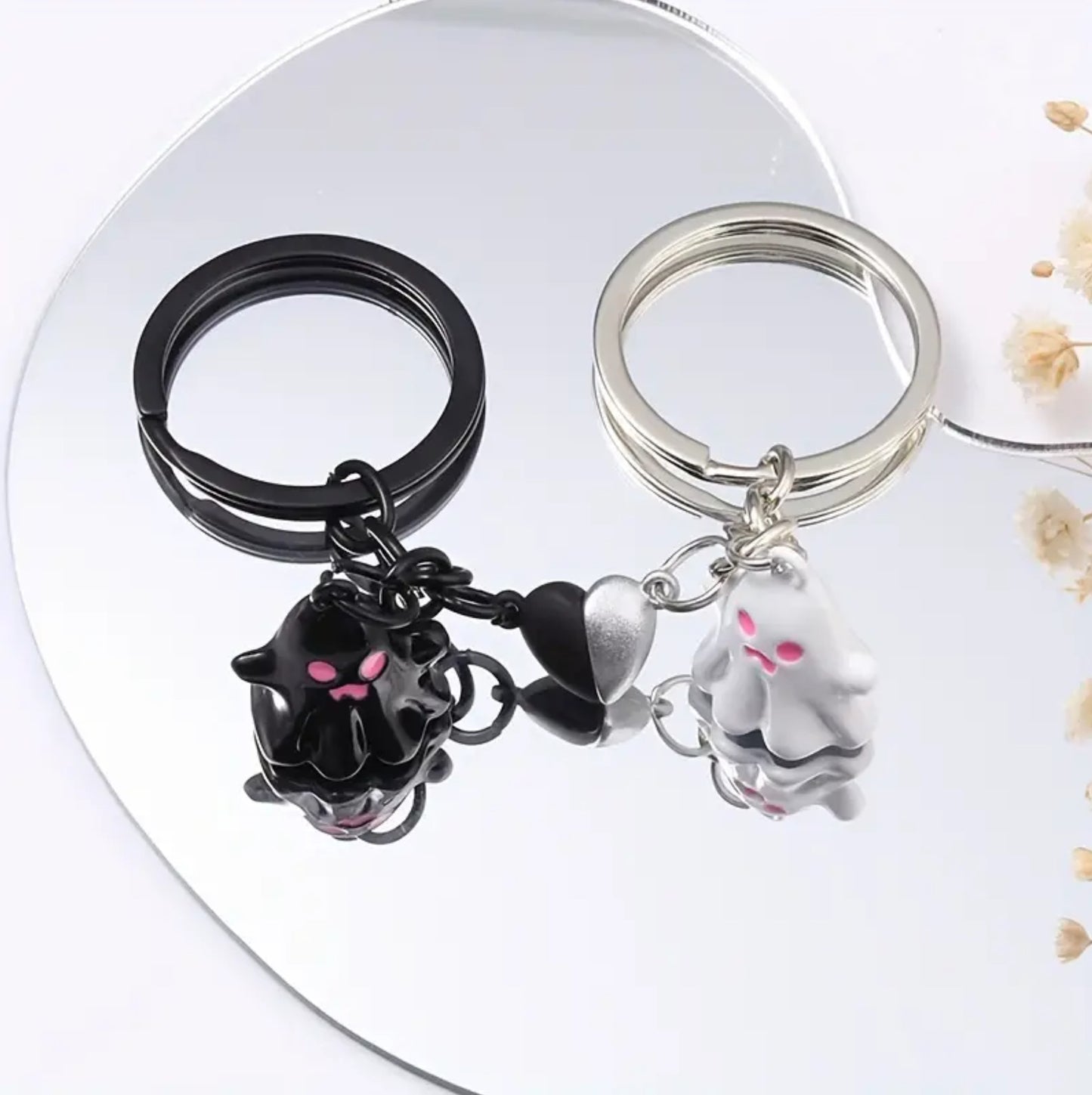 ‘’Boo Keychain Set’’ for Couples