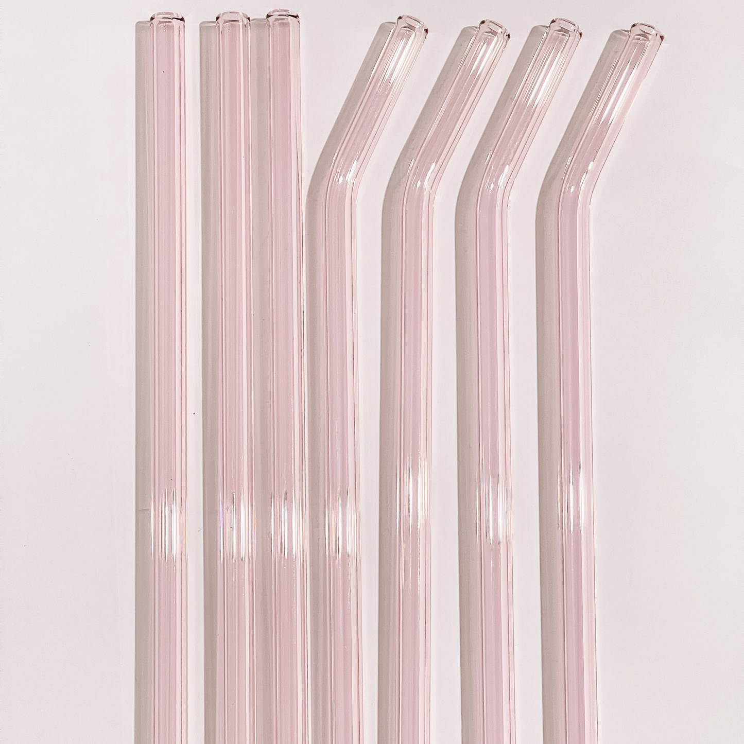 One Pink Glass Straw - All Bloomy