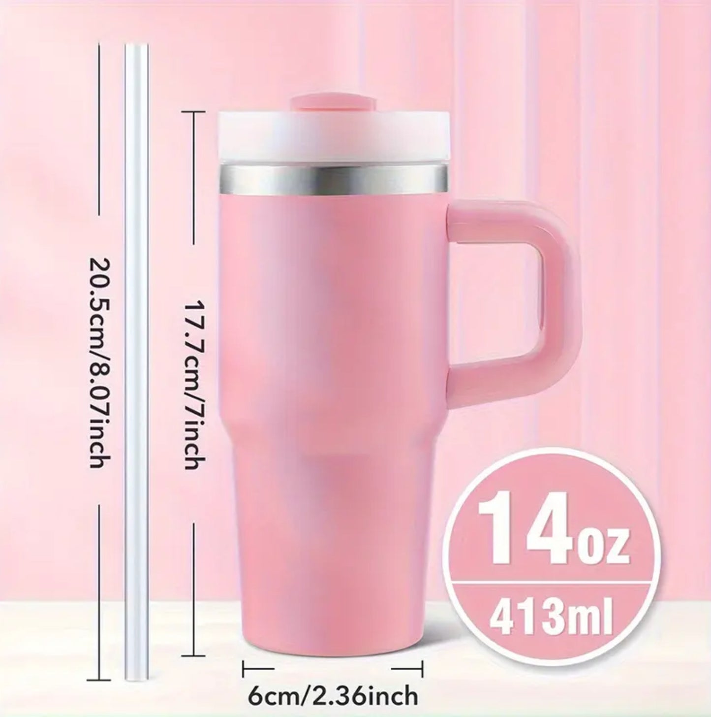 “Customised Kids Mini Tumbler” Stanley Like (Engraved 14 oz)
