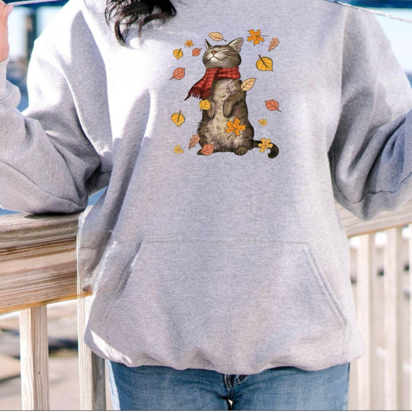 “Cozy Autumn Cat” T.shirt/Sweatshirt