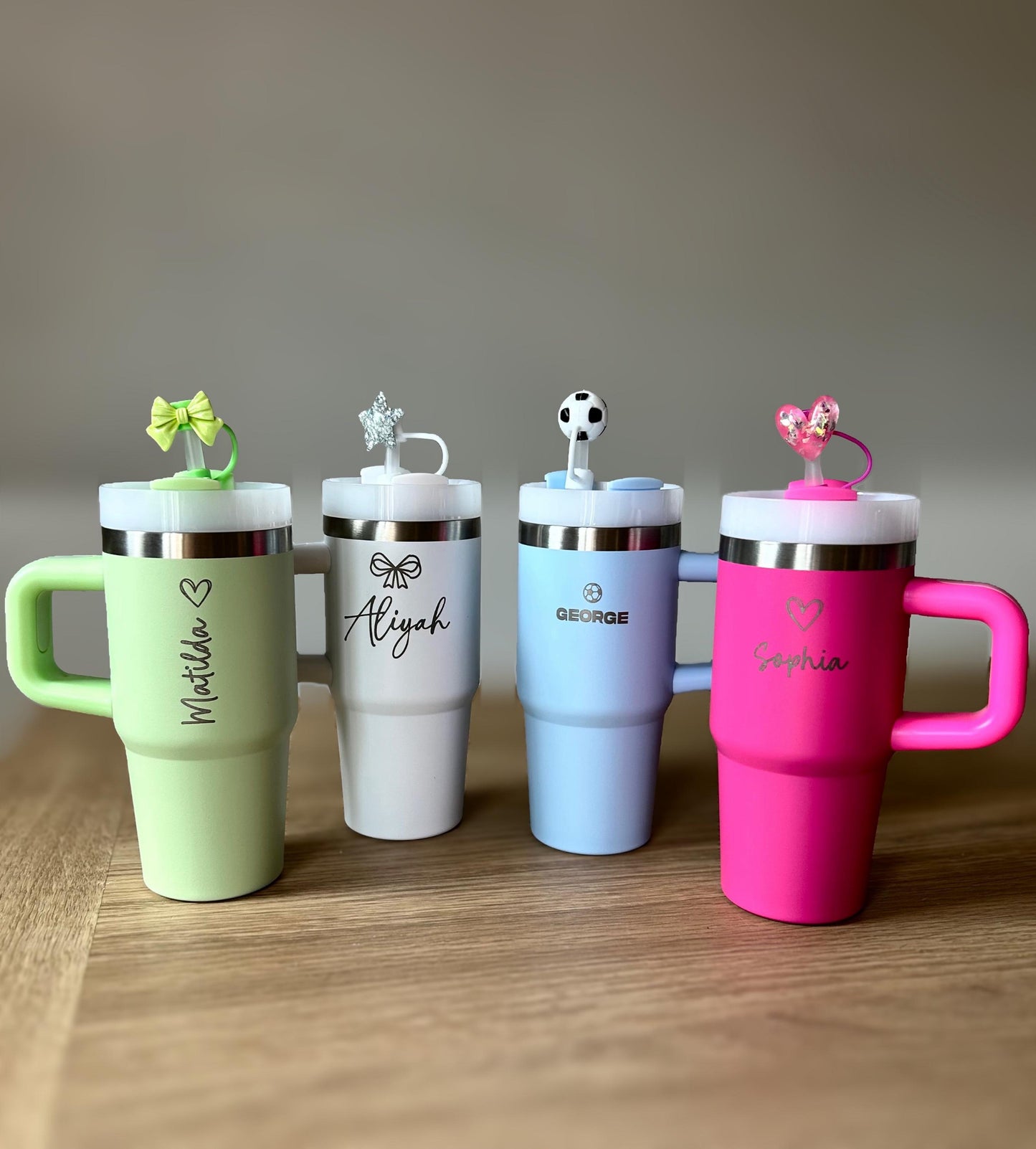 “Customised Kids Mini Tumbler” Stanley Like (Engraved 14 oz)