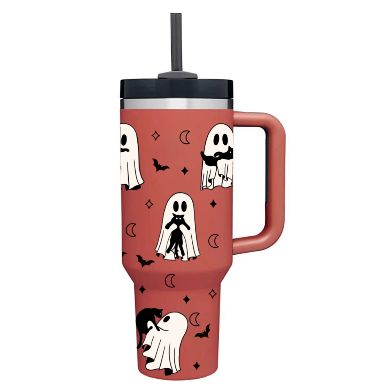 “Cat lover Ghoul” Stanley like Tumbler (40 oz)