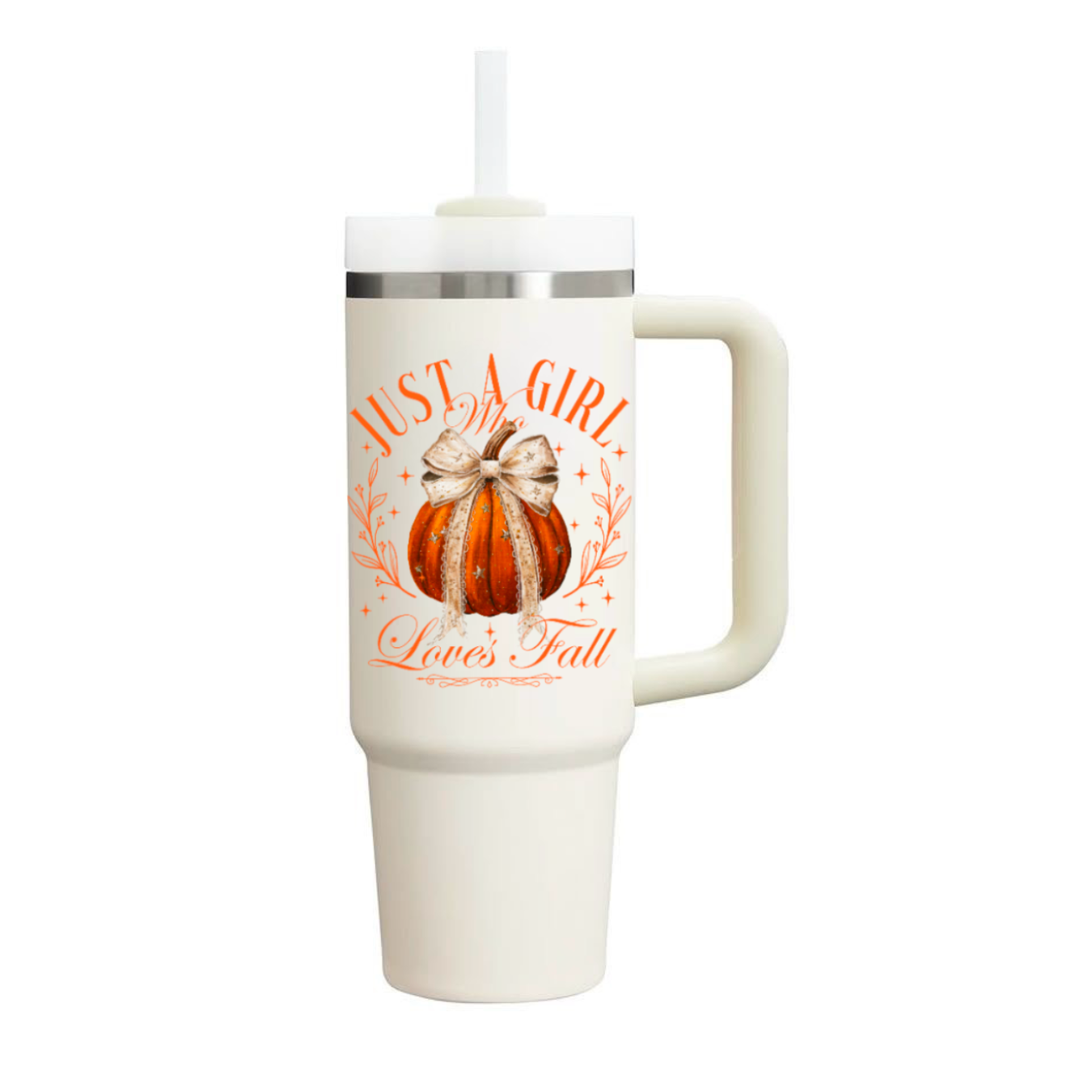 “Just a Girl who Loves Fall” Stanley like Tumbler (40 oz)
