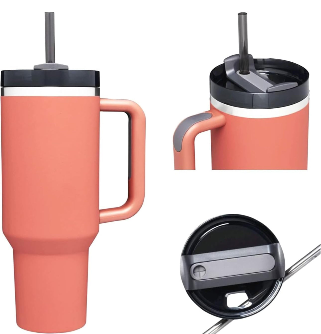 “Pink Spooky Boo” Stanley like Tumbler (40 oz)