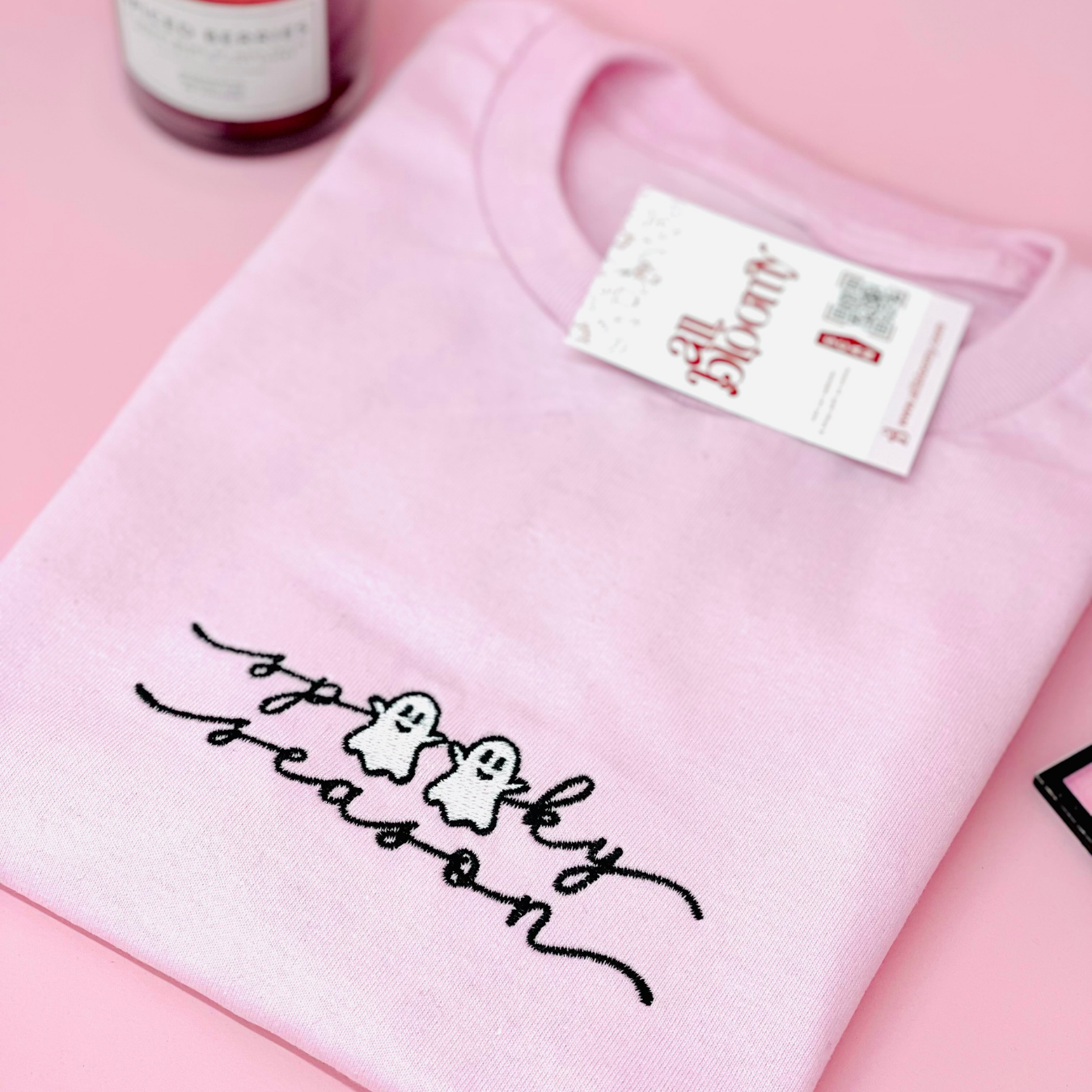 “Spooky Season” Embroidered Sweatshirt/T-Shirt