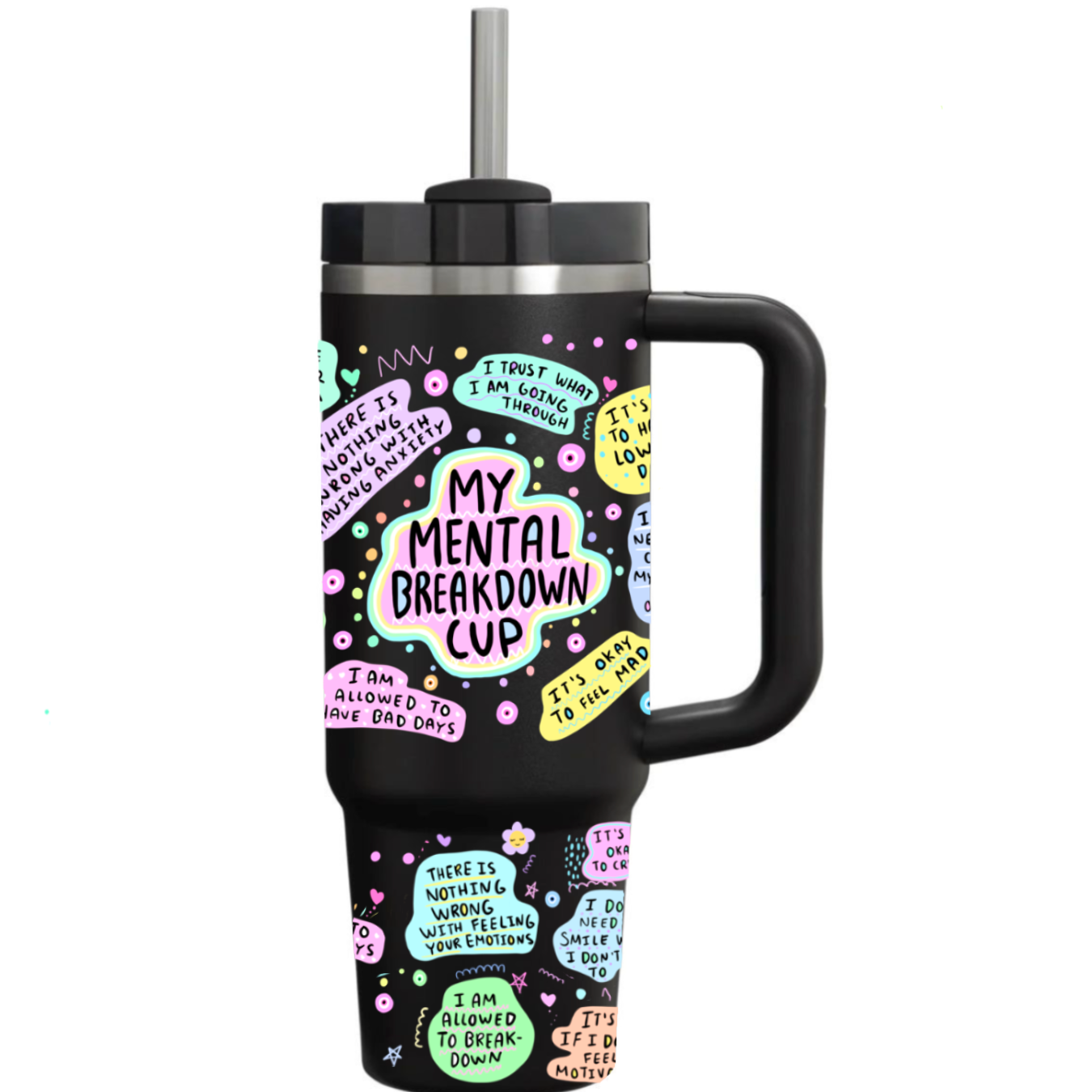 ‘’My Mental Breakdown Cup” Tumbler (40 oz)