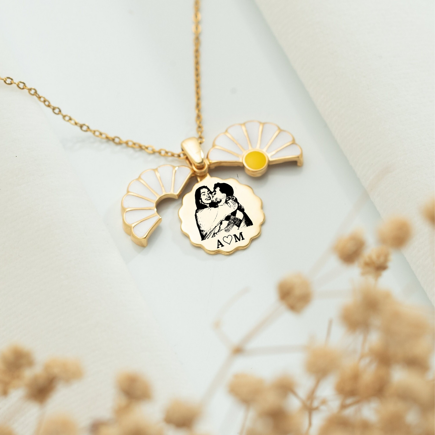 Hidden Message DAISY Necklace