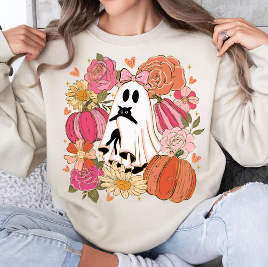 “Cat lover Ghost” T.shirt/Sweatshirt