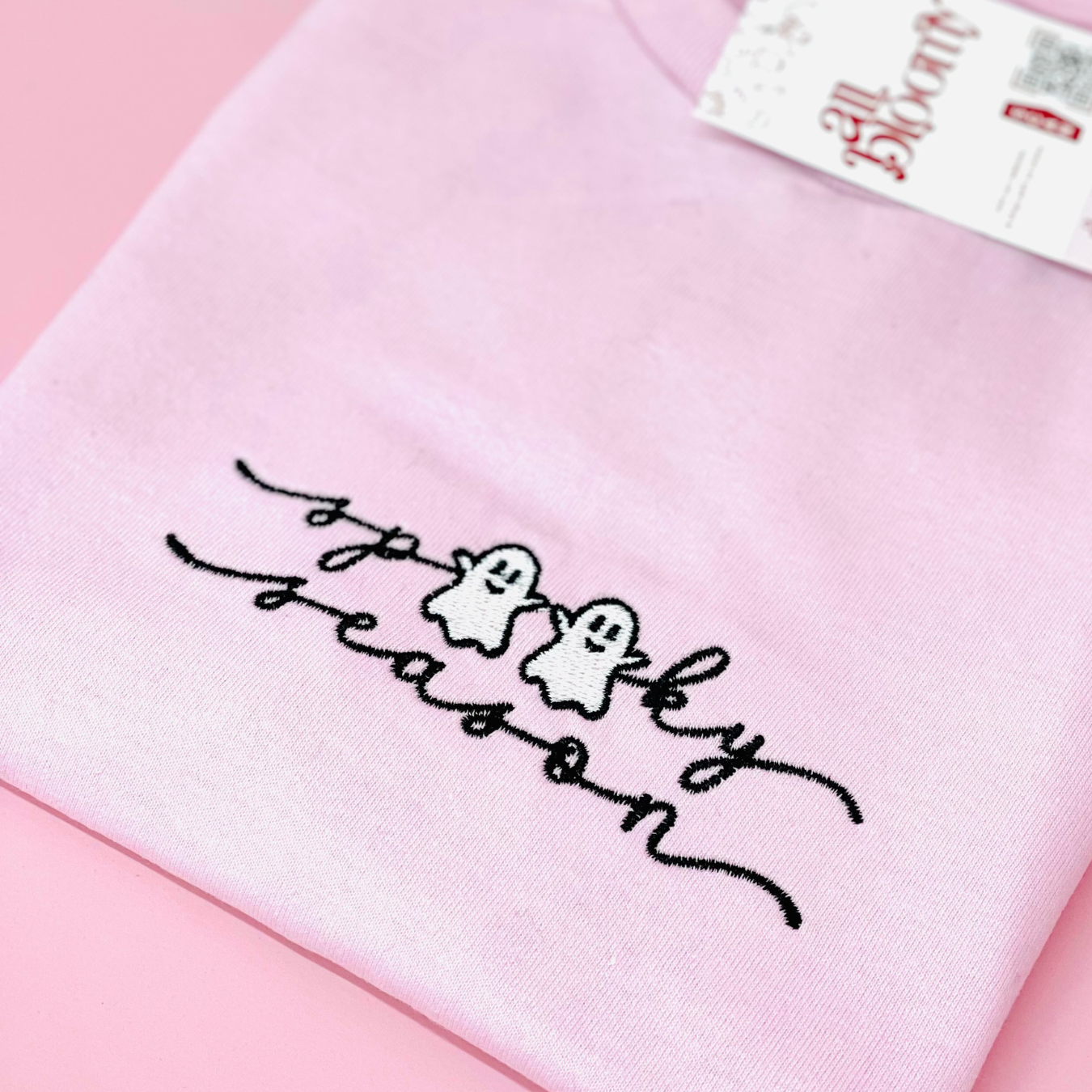 “Spooky Season” Embroidered Sweatshirt/T-Shirt