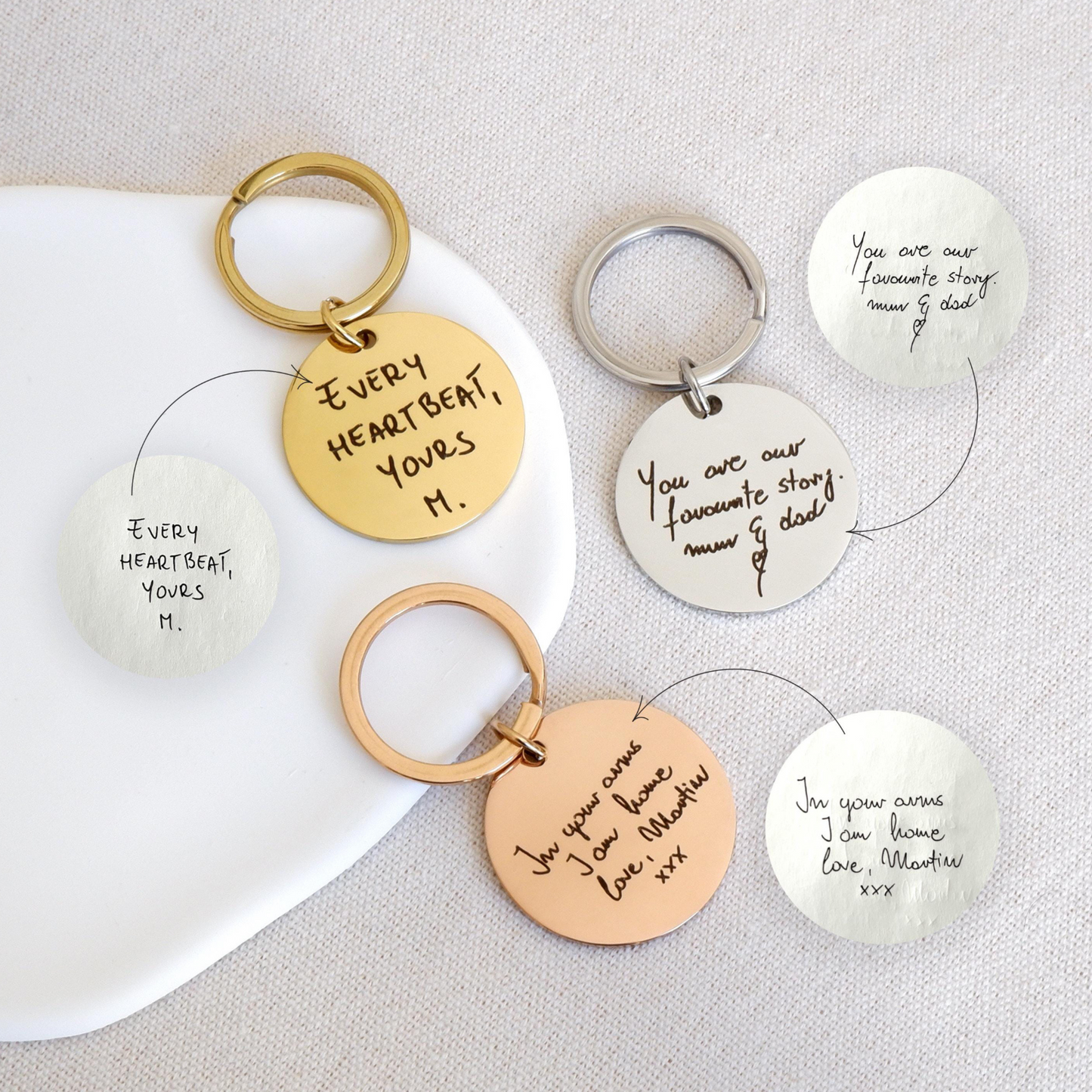 Personalised Engraved Keychain