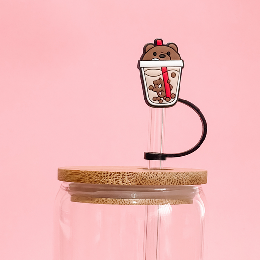 Bear Coffee Straw Topper - All Bloomy