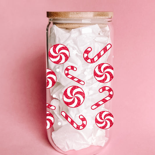 “Candy’' 16/20 oz Glass Can