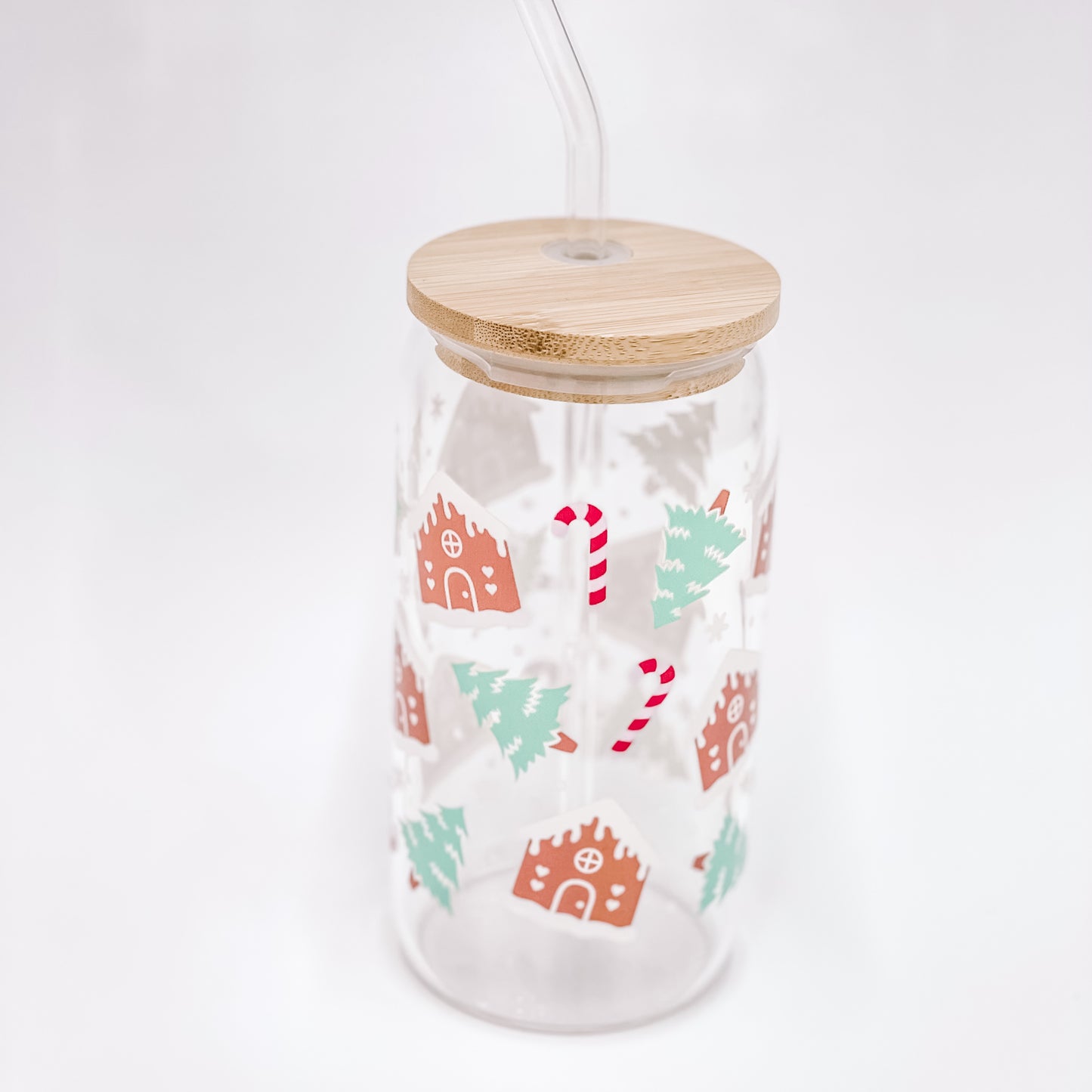 “Holiday’' 16/20 oz Glass Can