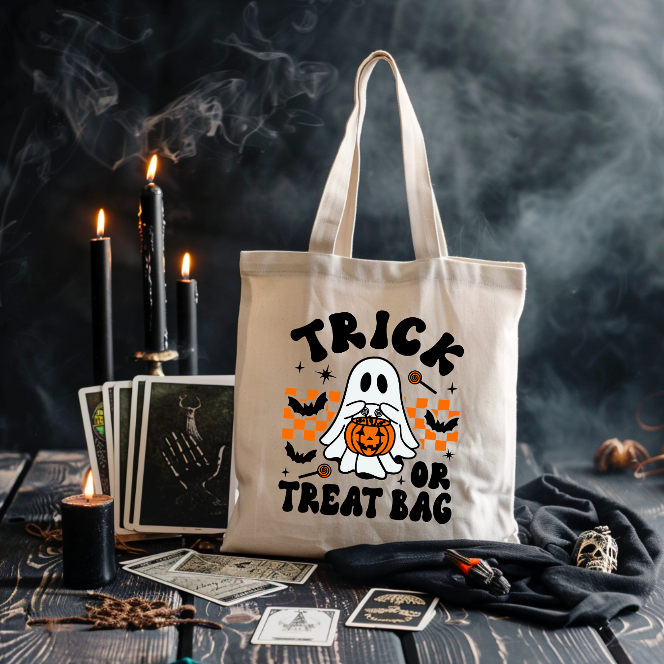 ‘’Trick or Treat” Tote Bag