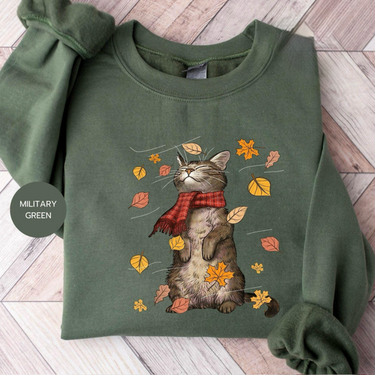 “Autumn Cat” T.shirt/Sweatshirt