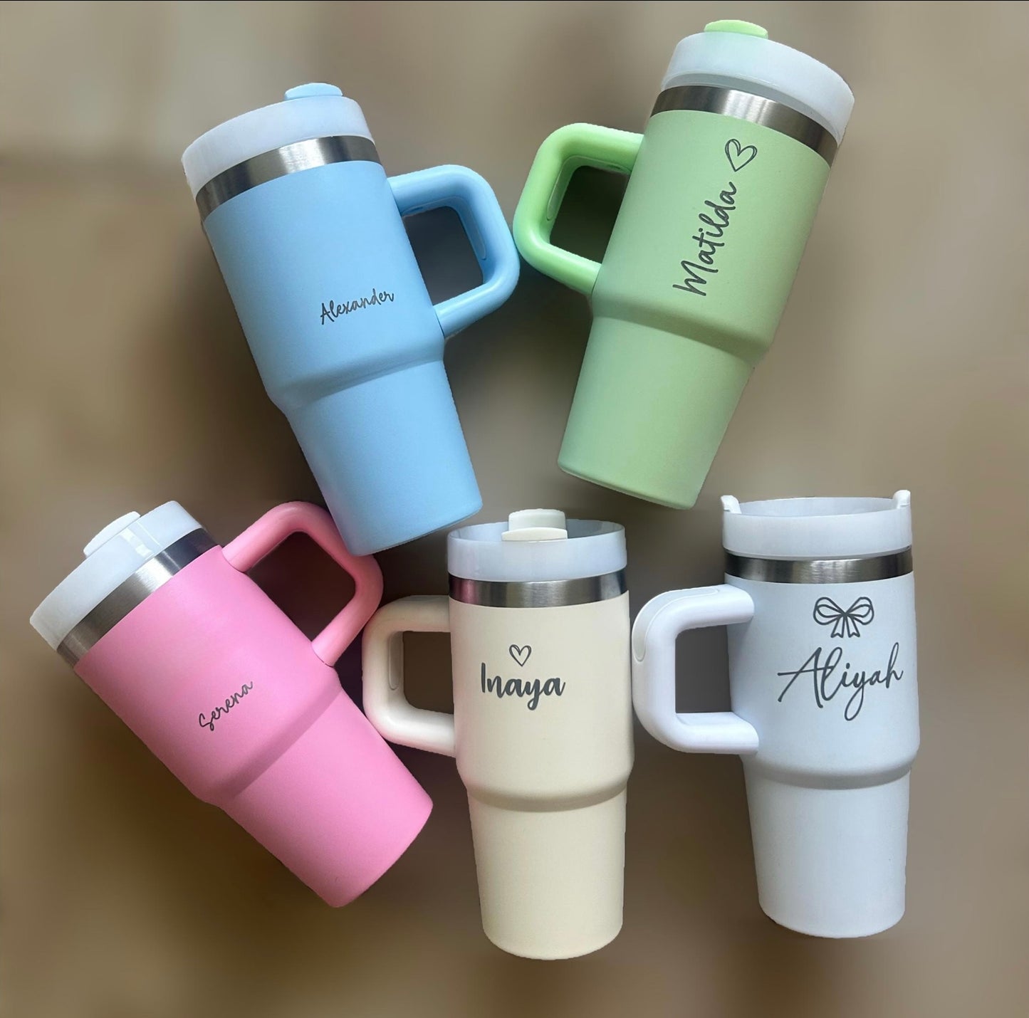 “Customised Kids Mini Tumbler” Stanley Like (Engraved 14 oz)