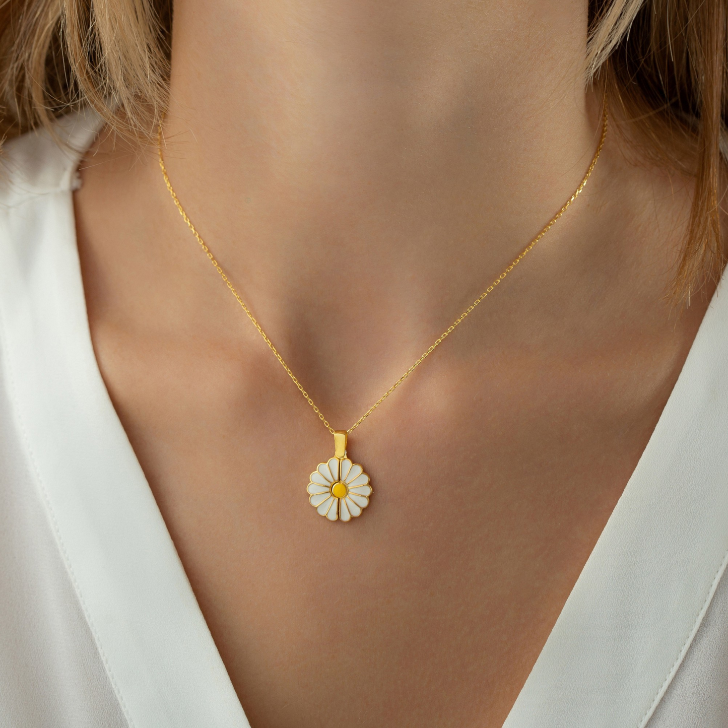 Hidden Message DAISY Necklace