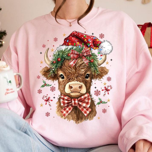 “Christmas Cow” T.shirt/Sweatshirt