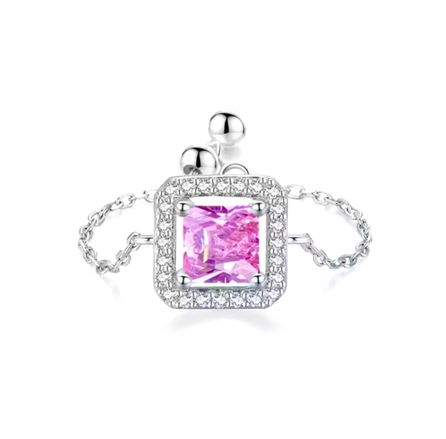 “Bloomy Pink” Chain Ring